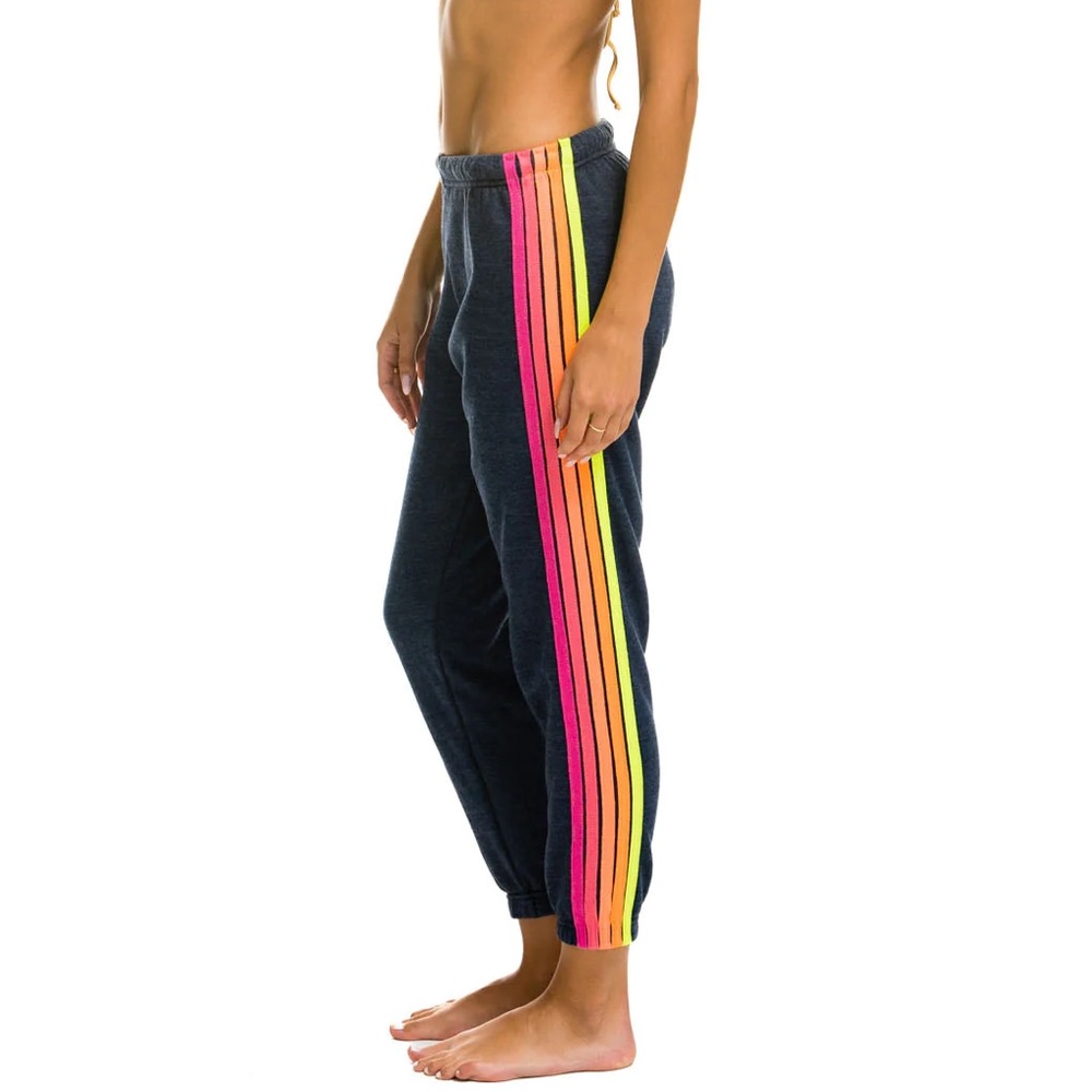 Aviator Nation Heather Navy Neon Sweatpants